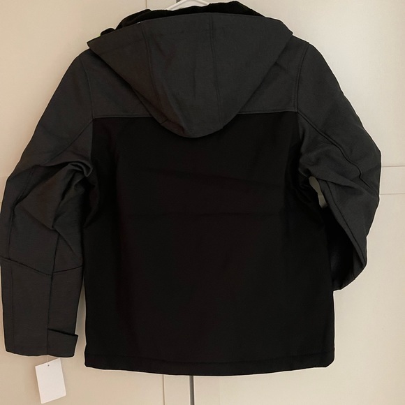 Boys ZeroXposur Soft Shell Jacket Hood reflective, water resistant, lined L14/16 - Picture 3 of 15